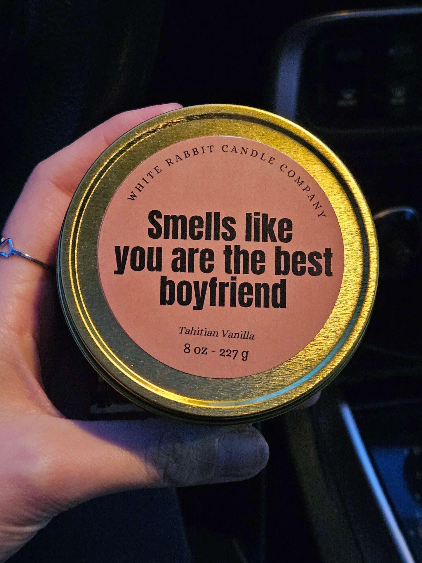 Smells Like You Are The Best Boyfriend Tahitian Vanilla Soy Wax 8 Oz Candle