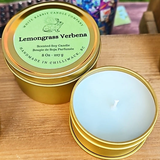 Lemongrass Verbena Soy Candle
